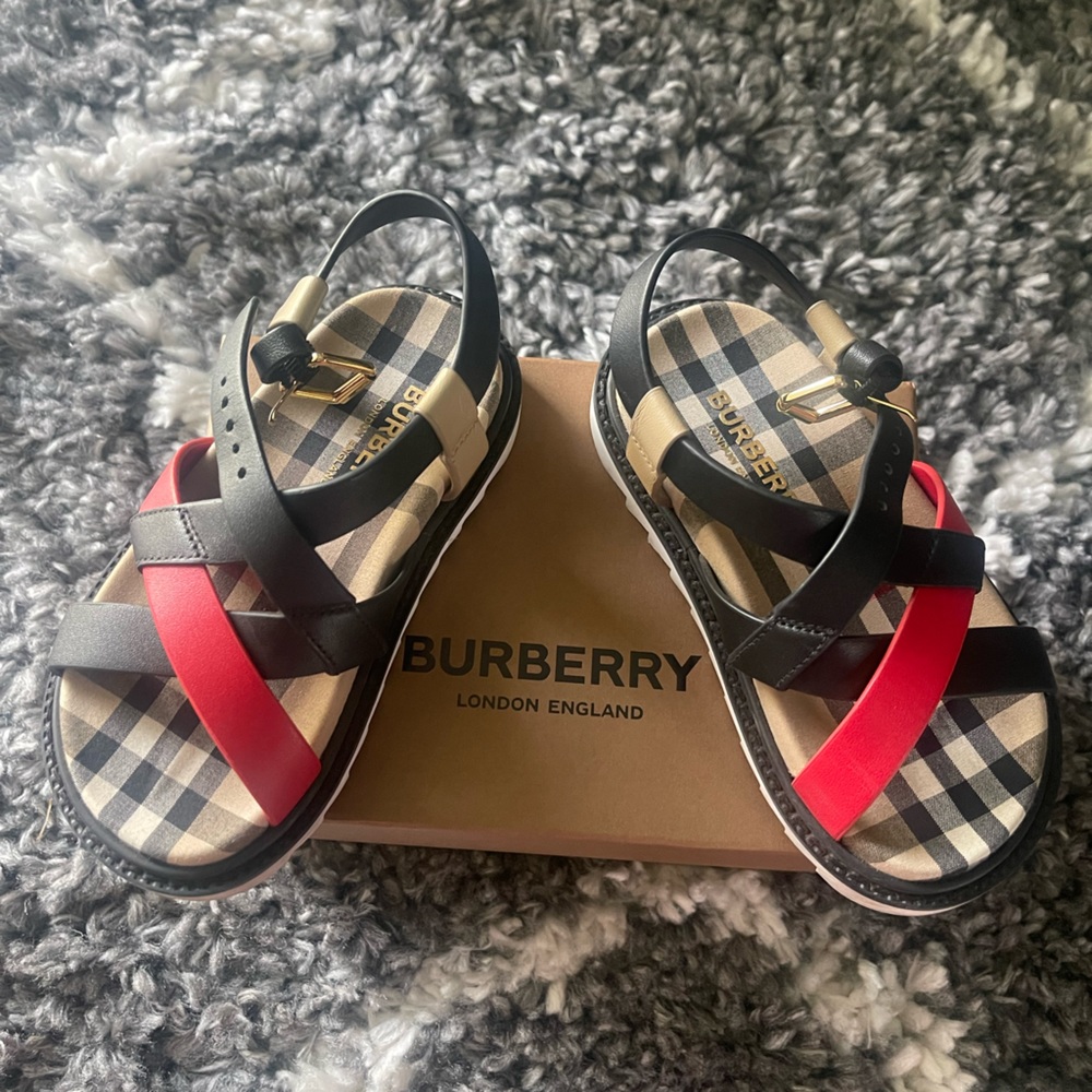 Burberry toddler sandals